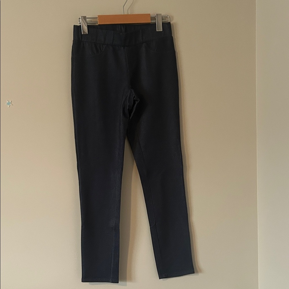 Guess Dark blue Leggings Jeans kind pattern